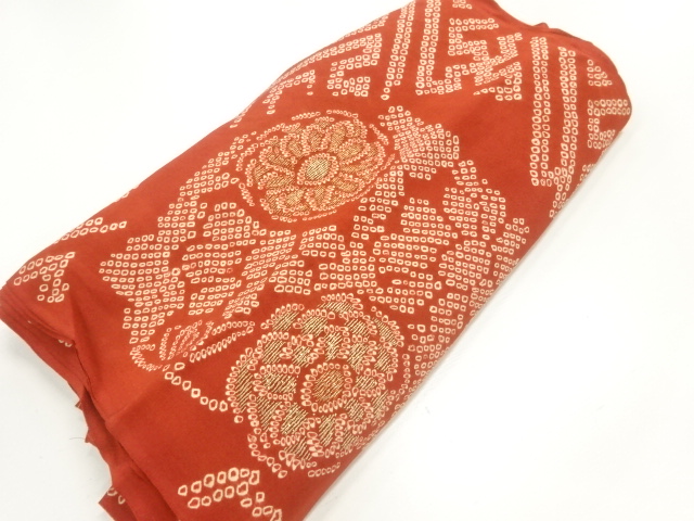 JAPANESE KIMONO / ANTIQUE SHIBORI FLORAL PATTERN EMBROIDERY HAORIARAIH